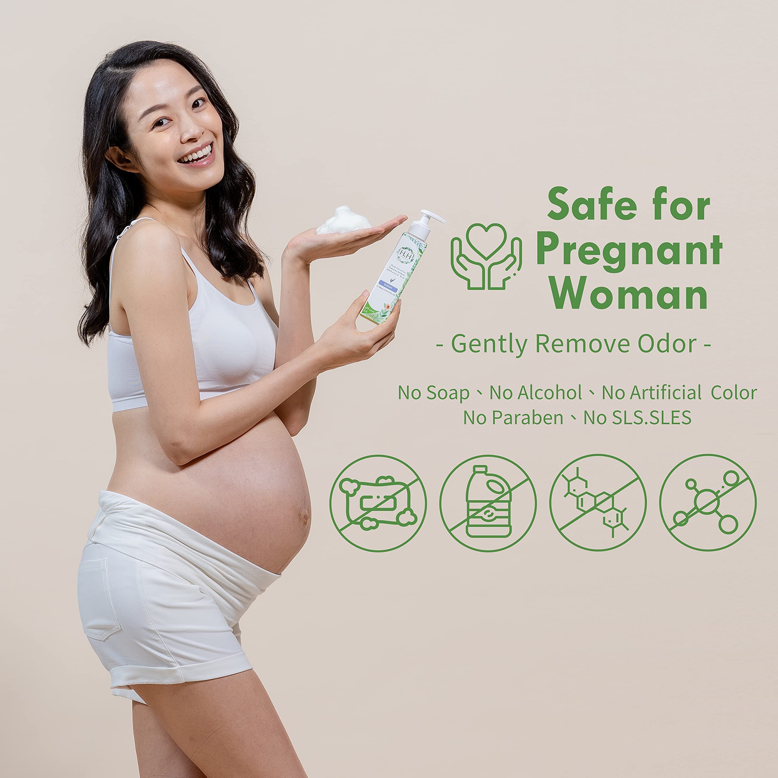 Feminine Wash+Panties Stain Remover Detergent - Natural Essential Oil Scent Vaginal Wash Women